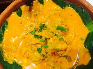 Malaysian chicken curry